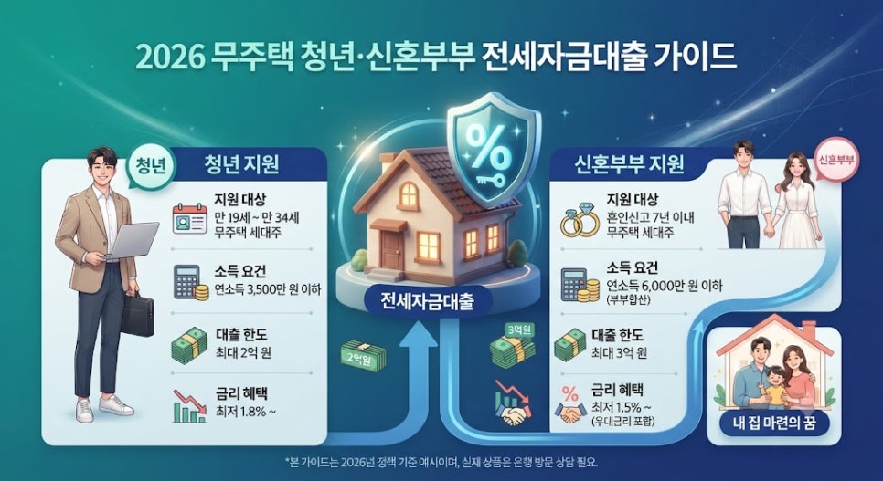 무주택 청년·신혼부부 전세자금대출 금리 비교 및 신청 조건 9 무주택 청년·신혼부부 전세자금대출 금리 비교 및 신청 조건