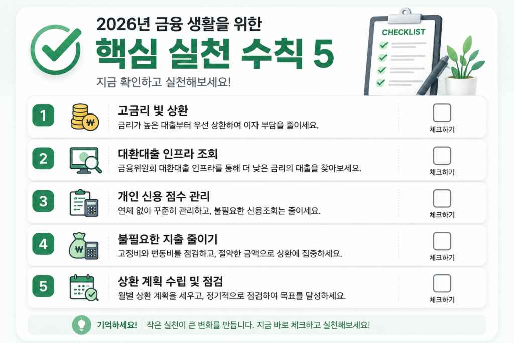 2026년 금리 전망 한국은행 전격 인상, 내 대출 이자 변동 총정리 4 금리 인상기 자산 방어 핵심 체크리스트