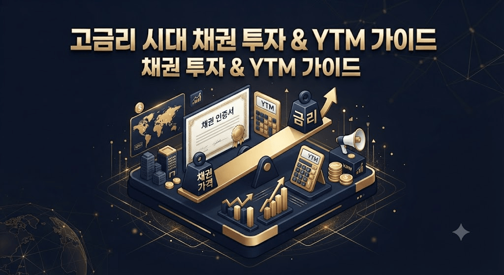 고금리 시대 채권 투자 방법 및 만기 매수 수익률(YTM) 가이드 1 고금리 시대 채권 투자 방법 및 만기 매수 수익률 가이드 인포그래픽