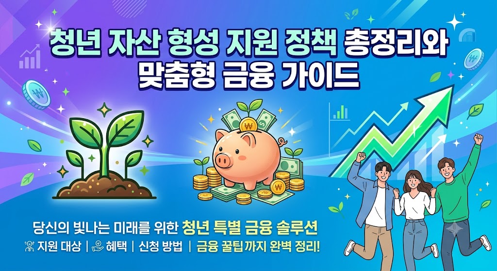 청년 자산 형성 지원 정책 총정리와 맞춤형 금융 가이드 1 청년 자산 형성 지원 정책 총정리와 맞춤형 금융 가이드