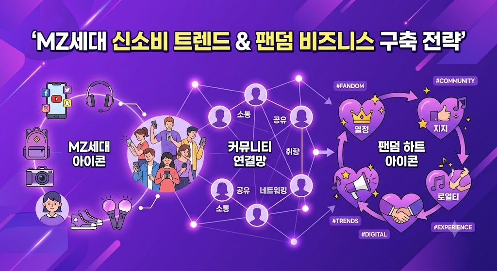 MZ세대 신소비 트렌드 분석과 팬덤 비즈니스 구축 전략