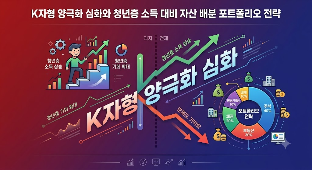 K자형 양극화 심화와 청년층 소득 대비 자산 배분 포트폴리오 전략
