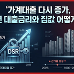가계대출 다시 증가, 2026년 대출금리와 집값 어떻게 될까? 6 가계대출 다시 증가, 2026년 대출금리와 집값 어떻게 될까?